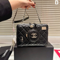 Túi Chanel 24 Camera Da Lambskin Màu Đen